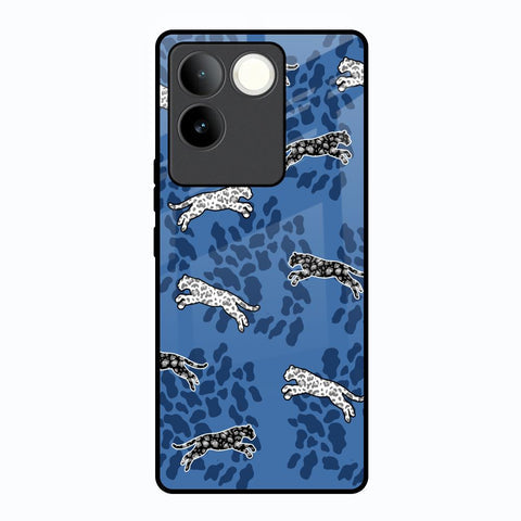 Blue Cheetah Glossy Case for Vivo T2 Pro 5G