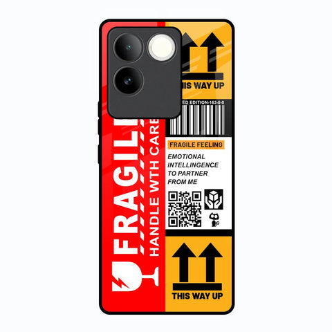 Handle With Care Glossy Case for Vivo T2 Pro 5G