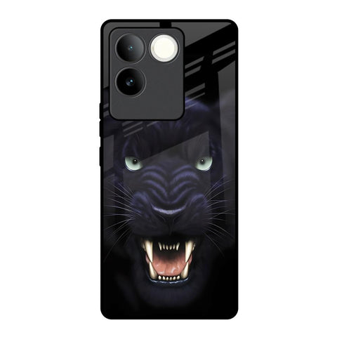 Angry Black Leopard Glossy Case for Vivo T2 Pro 5G
