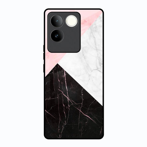 Marble Collage Art Glossy Case For Vivo T2 Pro 5G