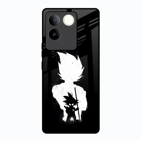 Monochrome Goku Glossy Case for Vivo T2 Pro 5G