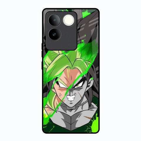 Anime Green Splash Glossy Case for Vivo T2 Pro 5G