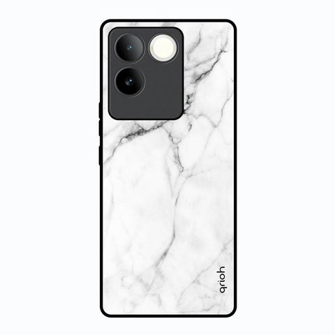 Modern White Marble Glossy Case for Vivo T2 Pro 5G