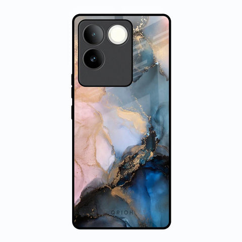 Marble Ink Abstract Glossy Case for Vivo T2 Pro 5G