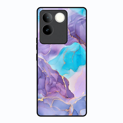 Alcohol ink Marble Glossy Case for Vivo T2 Pro 5G