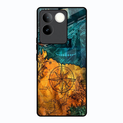 Architecture Map Glossy Case for Vivo T2 Pro 5G