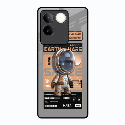 Space Ticket Glossy Case for Vivo T2 Pro 5G