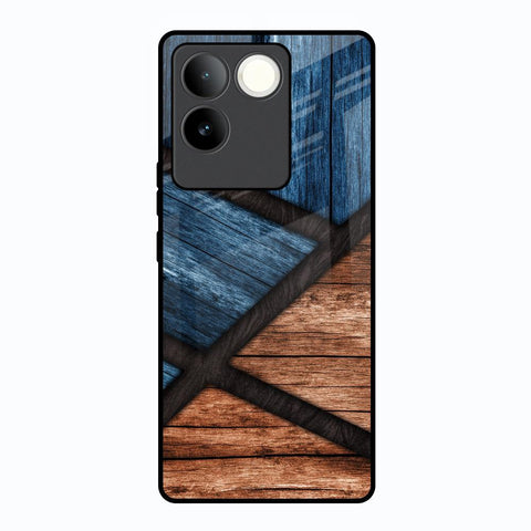 Wooden Tiles Glossy Case for Vivo T2 Pro 5G