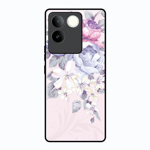 Elegant Floral Glossy Case for Vivo T2 Pro 5G