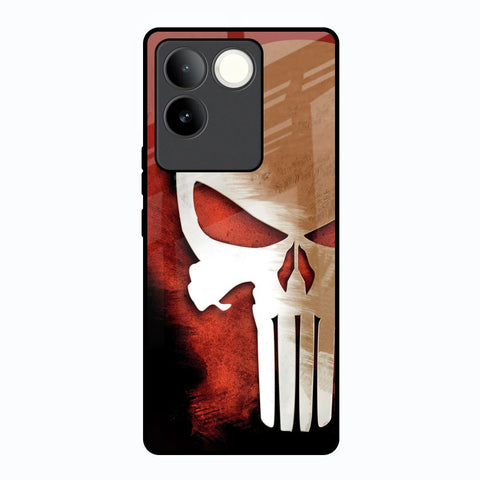 Red Skull Glossy Case for Vivo T2 Pro 5G