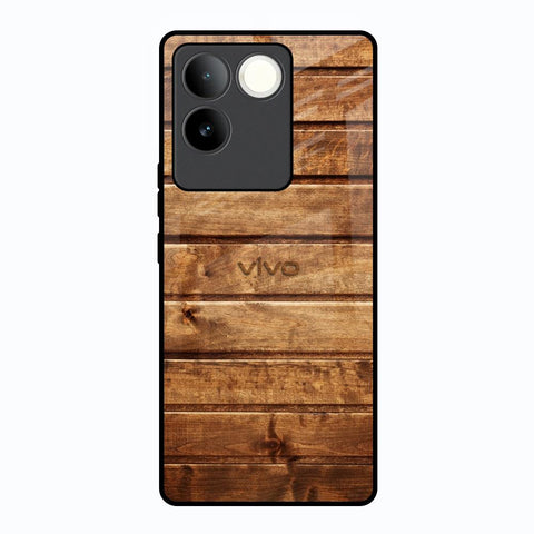 Wooden Planks Glossy Case for Vivo T2 Pro 5G