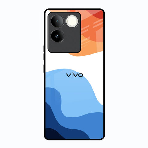 Wavy Color Pattern Glossy Case for Vivo T2 Pro 5G