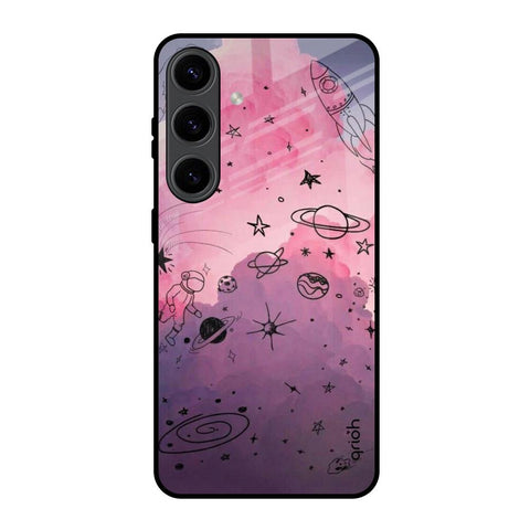 Space Doodles Glossy Case for Samsung Galaxy S24 5G