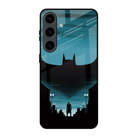 Cyan Bat Glossy Case for Samsung Galaxy S24 5G