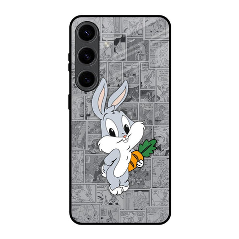 Cute Baby Bunny Glossy Case for Samsung Galaxy S24 5G