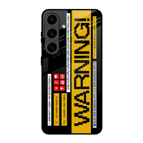 Aircraft Warning Glossy Case for Samsung Galaxy S24 5G