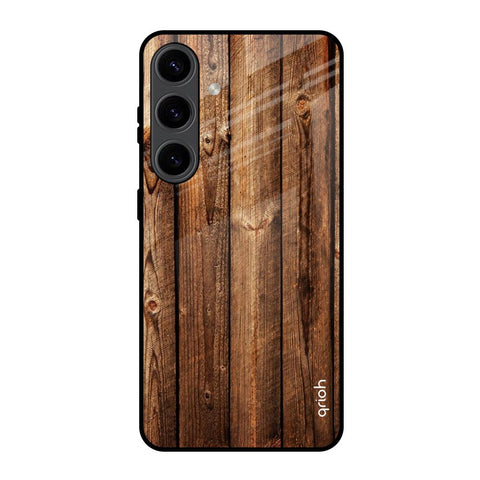 Timber Printed Glossy Case for Samsung Galaxy S24 5G