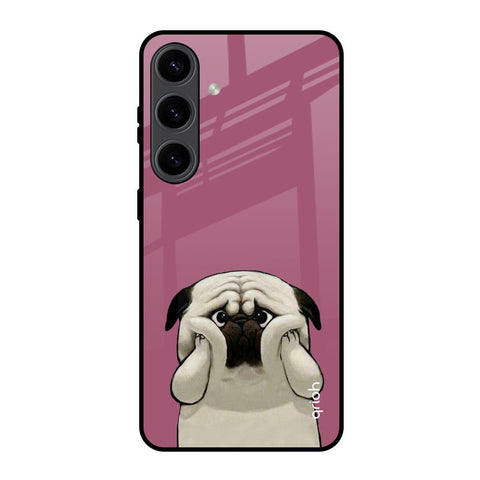 Funny Pug Face Glossy Case For Samsung Galaxy S24 5G