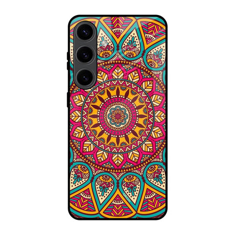 Elegant Mandala Glossy Case for Samsung Galaxy S24 5G