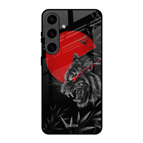 Red Moon Tiger Glossy Case for Samsung Galaxy S24 5G