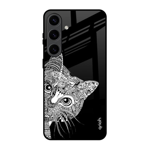 Kitten Mandala Glossy Case for Samsung Galaxy S24 5G