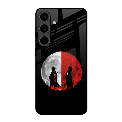 Anime Red Moon Glossy Case for Samsung Galaxy S24 5G