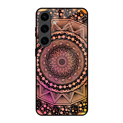 Floral Mandala Glossy Case for Samsung Galaxy S24 5G