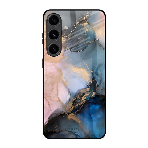 Marble Ink Abstract Glossy Case for Samsung Galaxy S24 5G