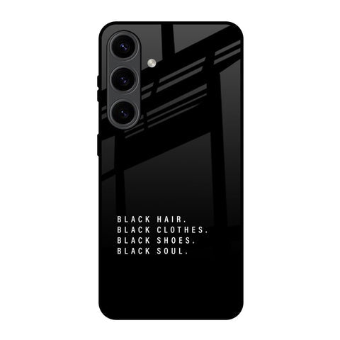 Black Soul Glossy Case for Samsung Galaxy S24 5G