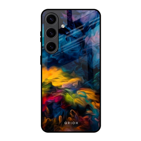 Multicolor Oil Painting Glossy Case for Samsung Galaxy S24 5G