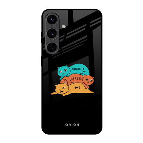 Anxiety Stress Glossy Case for Samsung Galaxy S24 5G