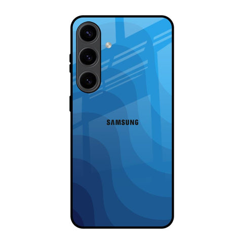 Blue Wave Abstract Glossy Case for Samsung Galaxy S24 5G