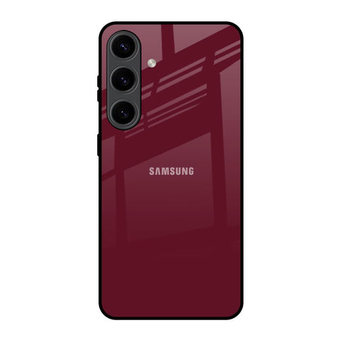 Classic Burgundy Glossy Case for Samsung Galaxy S24 5G