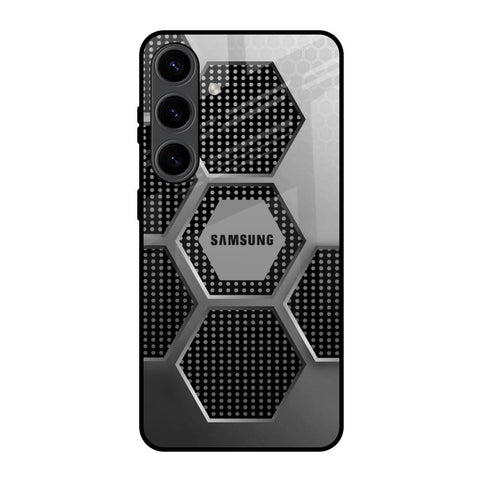 Hexagon Style Glossy Case For Samsung Galaxy S24 5G