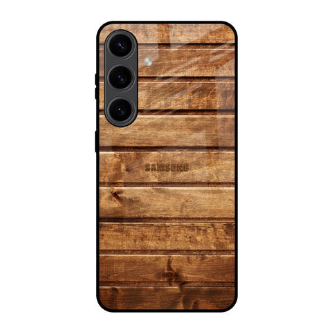 Wooden Planks Glossy Case for Samsung Galaxy S24 5G