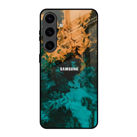 Watercolor Wave Glossy Case for Samsung Galaxy S24 5G