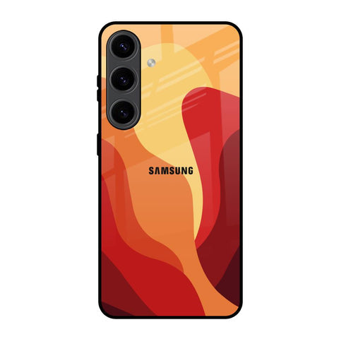 Magma Color Pattern Glossy Case for Samsung Galaxy S24 5G