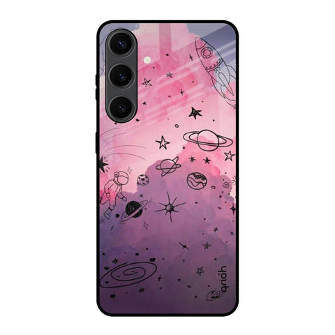 Space Doodles Glossy Case for Samsung Galaxy S24 Plus 5G