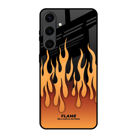 Fire Flame Glossy Case for Samsung Galaxy S24 Plus 5G