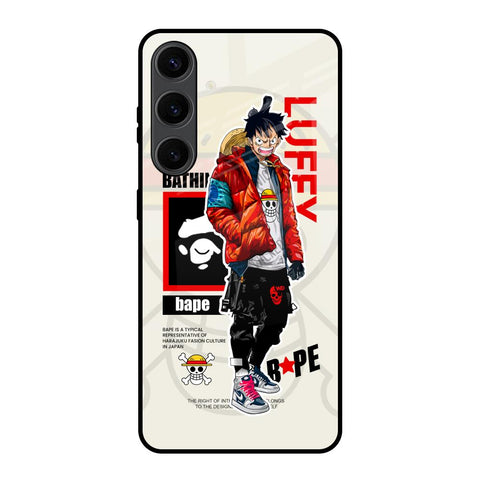 Bape Luffy Glossy Case for Samsung Galaxy S24 Plus 5G