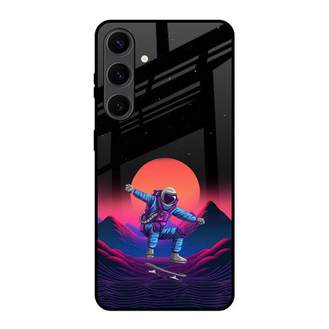 Retro Astronaut Glossy Case for Samsung Galaxy S24 Plus 5G