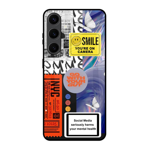 Smile for Camera Glossy Case for Samsung Galaxy S24 Plus 5G