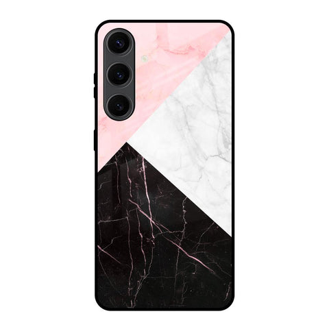 Marble Collage Art Glossy Case For Samsung Galaxy S24 Plus 5G