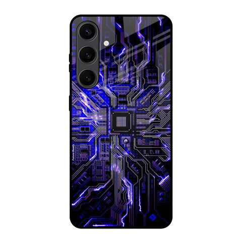 Techno Color Pattern Glossy Case For Samsung Galaxy S24 Plus 5G