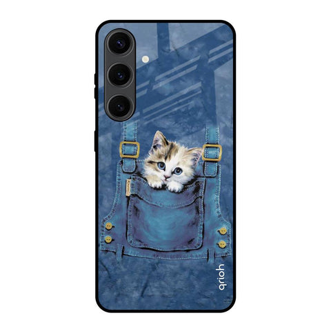 Kitty In Pocket Glossy Case For Samsung Galaxy S24 Plus 5G