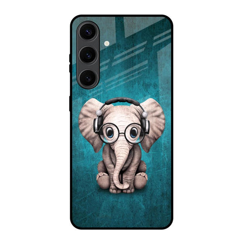 Adorable Baby Elephant Glossy Case For Samsung Galaxy S24 Plus 5G