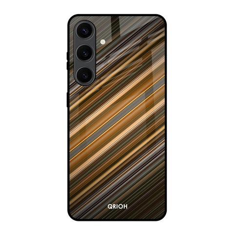 Diagonal Slash Pattern Glossy Case for Samsung Galaxy S24 Plus 5G