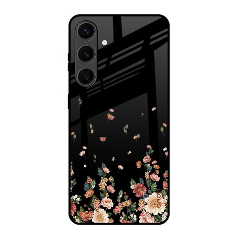 Floating Floral Print Glossy Case for Samsung Galaxy S24 Plus 5G