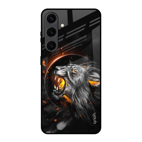 Aggressive Lion Glossy Case for Samsung Galaxy S24 Plus 5G
