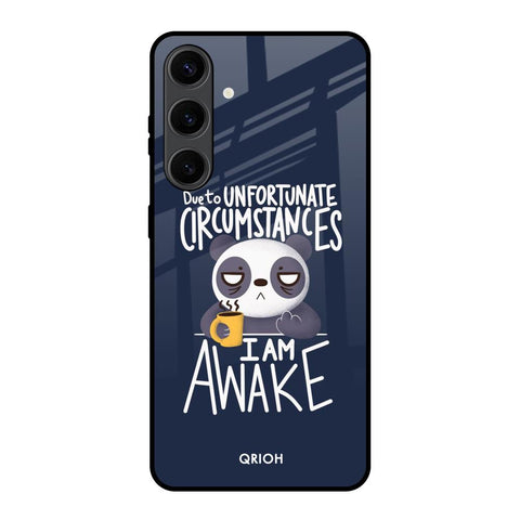 Struggling Panda Glossy Case for Samsung Galaxy S24 Plus 5G